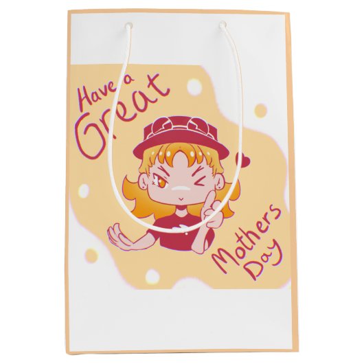 Great Mothers Day Mittlere Geschenktüte (Vorderseite)