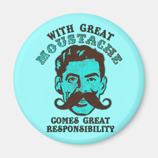 Great Mustache Magnet (Vorne)