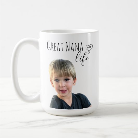 Great Nana Life Customization Foto Kaffeetasse (Links)