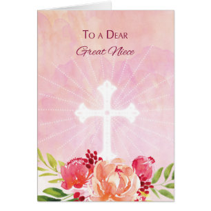 Great Niece Religious Ostersegmente Wasserfarbe