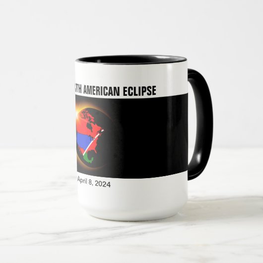 Great North American Eclipse Tasse (VorderseiteRechts)