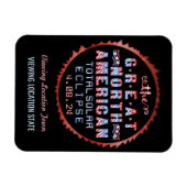 Great North American Solar Eclipse 8. April 2024 Magnet (Horizontal)