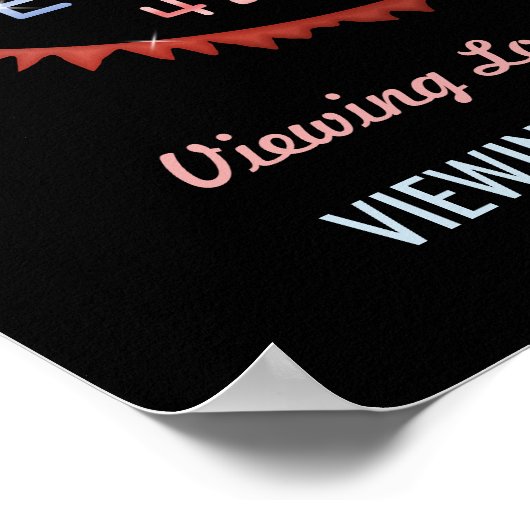 Great North American Solar Eclipse 8. April 2024 Poster (Ecke)