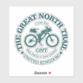 Great North Trail (Radfahren) Aufkleber (Blatt)