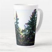 Great North Woods Boreal Forest Canada Pine Trees Milchtasse (Rechte Ecke)