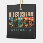 Great Ocean Road Australia Landmarks Illustration Keramikornament (Links)