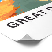 Great Ocean Road Australia Reisedrucke Poster (Ecke)