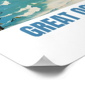 Great Ocean Road Australien Vintag Poster (Ecke)