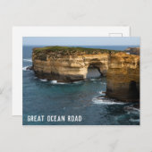 Great Ocean Road Loch Ard Gorge Wreck Postkarte (Vorne/Hinten)