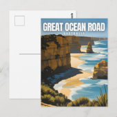 Great Ocean Road Postkarte (Vorne/Hinten)