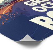 Great Ocean Road Travel Art Vintag Poster (Ecke)