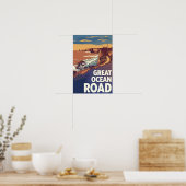 Great Ocean Road Travel Art Vintag Poster (Küche)