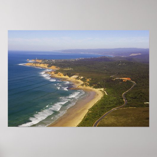 Great Ocean Road und Split Point Lighthouse, Poster (Vorne)