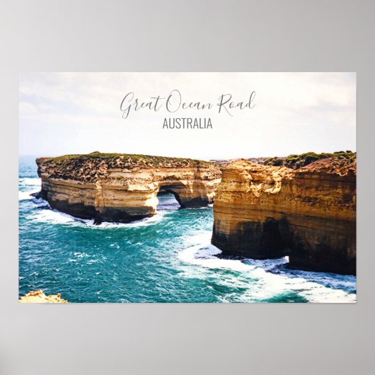 Great Ocean Road Victoria Australien Reise Poster (Vorne)