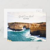Great Ocean Road Victoria Australien Reise Postkarte (Vorne/Hinten)