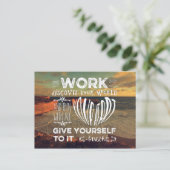 Great Ocean Road Your Work Entdecken Sie das Herz Postkarte (Stehend Vorderseite)