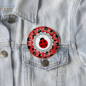 "Great OmaTo Be" Ladybug Baby Showbutton Button (Beispiel)