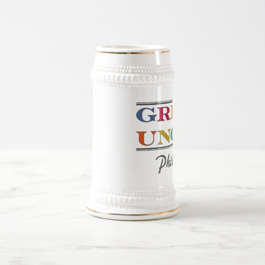 Great Onkel MidCentury Modern Bierglas (Mittel)