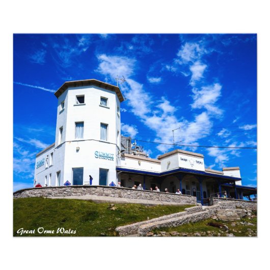 Great Orme Wales. -> Der Große Orme Wales. Fotodruck (Vorne)