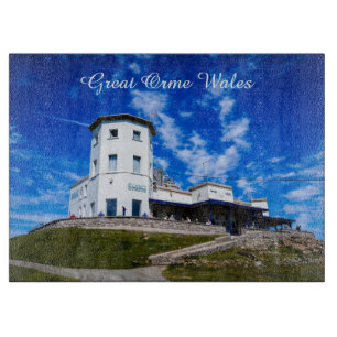 Great Orme Wales. ->  Großer Orme Wales. Schneidebrett