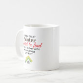 Great Painter Personalized Name Gift Kaffeetasse (Vorderseite Links)