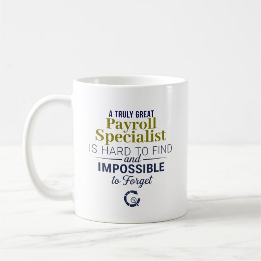 Great Payroll Specialist Personalized Name Gift Kaffeetasse (Links)