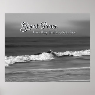 Great Peace That Love Your Law Oceanside Poster