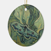 Great Peacock Moth by Vincent van Gogh Keramik Ornament (Links)