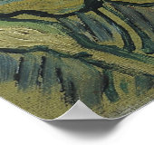 Great Peacock Moth by Vincent van Gogh Poster (Ecke)