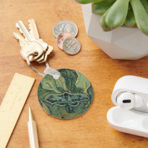 Great Peacock Moth by Vincent van Gogh Schlüsselanhänger