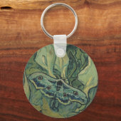 Great Peacock Moth by Vincent van Gogh Schlüsselanhänger (Vorderseite)