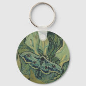 Great Peacock Moth by Vincent van Gogh Schlüsselanhänger (Rückseite)