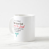 Great Pharmacist Personalized Name Gift Kaffeetasse (Vorderseite Links)