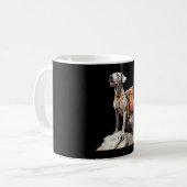 Great Pitbull Dane Kaffeetasse (Vorderseite Links)