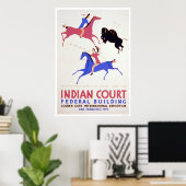 Great Plains Indian 1939 WPA Poster (Heimbüro)