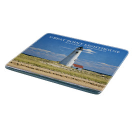 Great Point Lighthouse Nantucket MA Cutting Board Schneidebrett