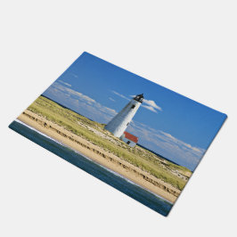 Great Point Lighthouse Nantucket MA Door Mat Fußmatte