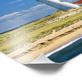 Great Point Lighthouse Nantucket MA Foto Print (Ecke)