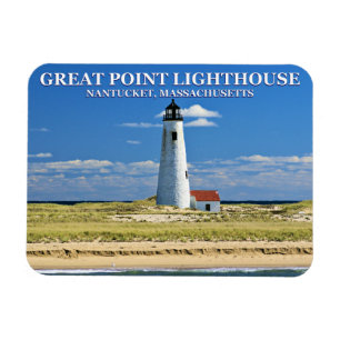Great Point Lighthouse Nantucket MA Magnet