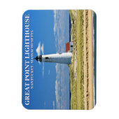 Great Point Lighthouse Nantucket MA Magnet (Vertikal)