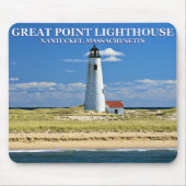 Great Point Lighthouse, Nantucket, MA Mousepad (Vorne)