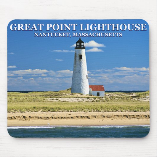 Great Point Lighthouse, Nantucket, MA Mousepad (Vorne)