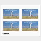 Great Point Lighthouse, Nantucket, MA Stickers (Blatt)