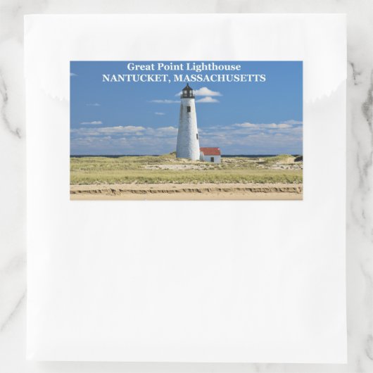 Great Point Lighthouse, Nantucket, MA Stickers (Tasche)