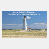 Great Point Lighthouse, Nantucket, MA Stickers (Vorderseite)