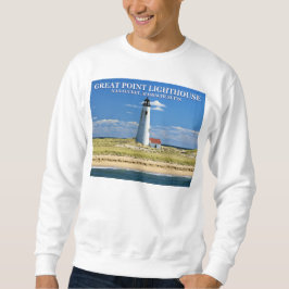 Great Point Lighthouse, Nantucket MA Sweatshirt