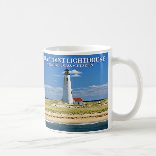 Great Point Lighthouse, Nantucket Mass Tasse (Rechts)