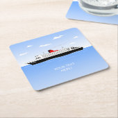 Great Pool Party Rechteckiger Pappuntersetzer (angewinkelt)