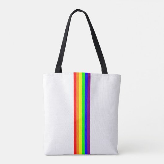 Great Pride Rainbow Fine Art Tasche (Rückseite)