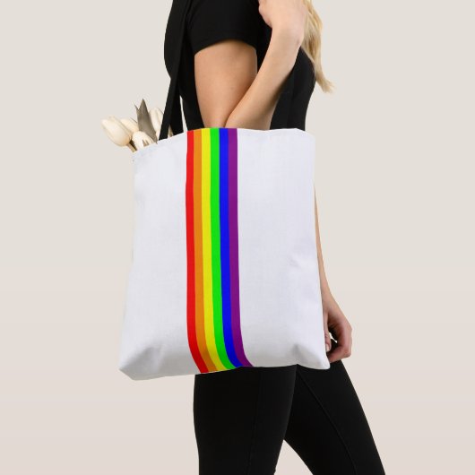 Great Pride Rainbow Fine Art Tasche (Von Nahem)